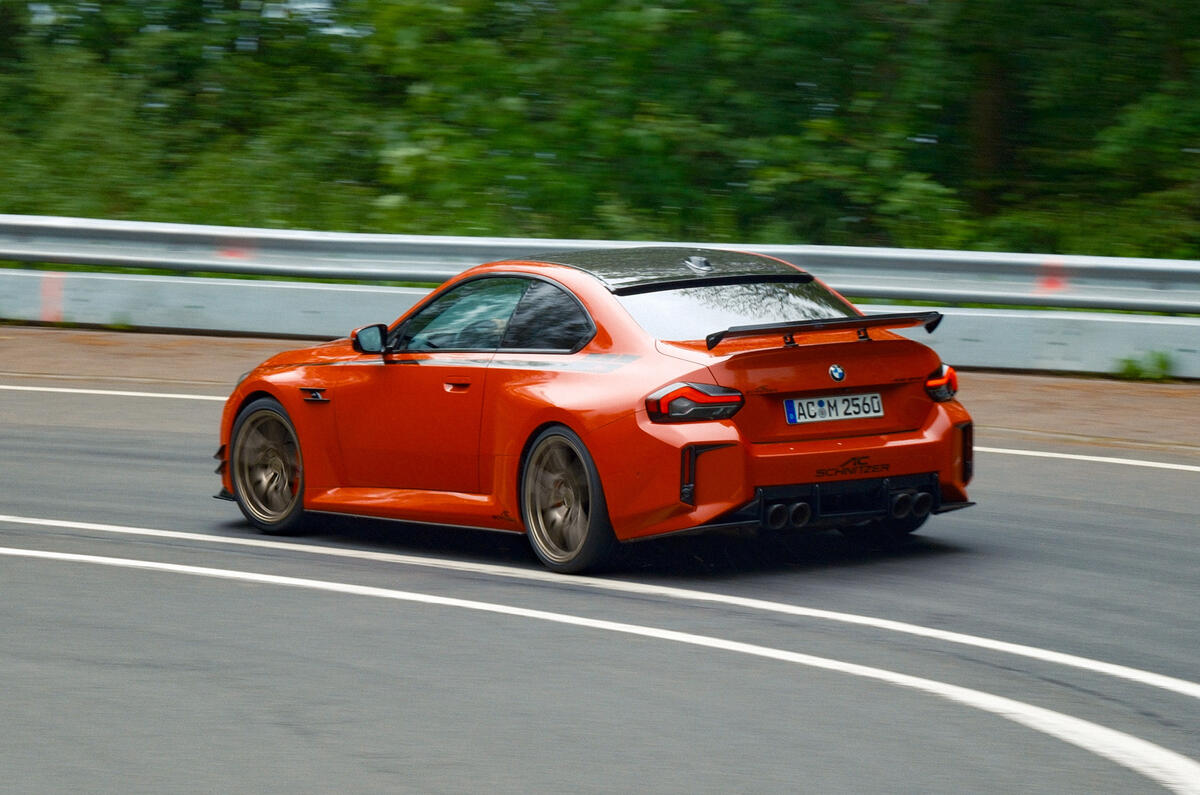 02 AC Schnitzer ACS2 Sport 2024 en virage arrière