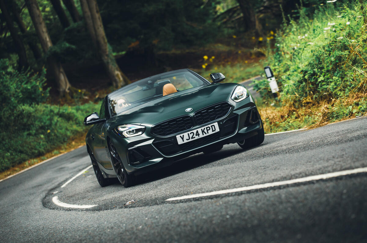 02 BMW Z4 manual 2024 review front cornering