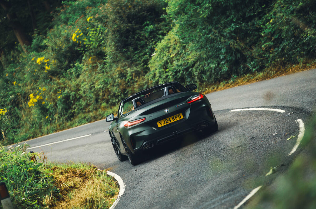 04 BMW Z4 manual 2024 review rear cornering