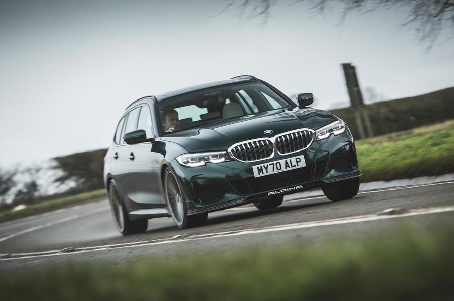 1 alpina d3 touring 2021 uk first drive review hero front
