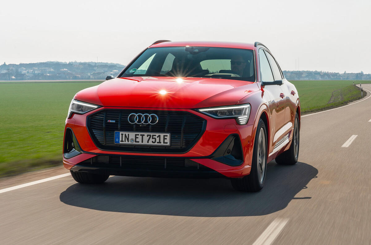 Audi E-tron Sportback 2020 road test review - hero front