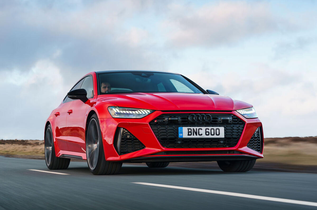 Audi RS7 Sportback 2020 road test review - hero front