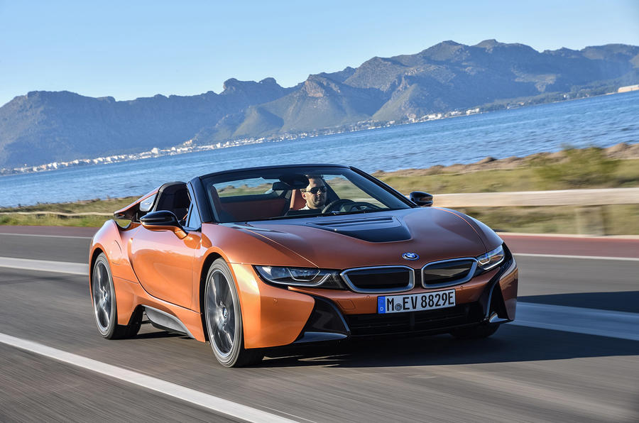 BMW i8 Roadster 2018 review hero front