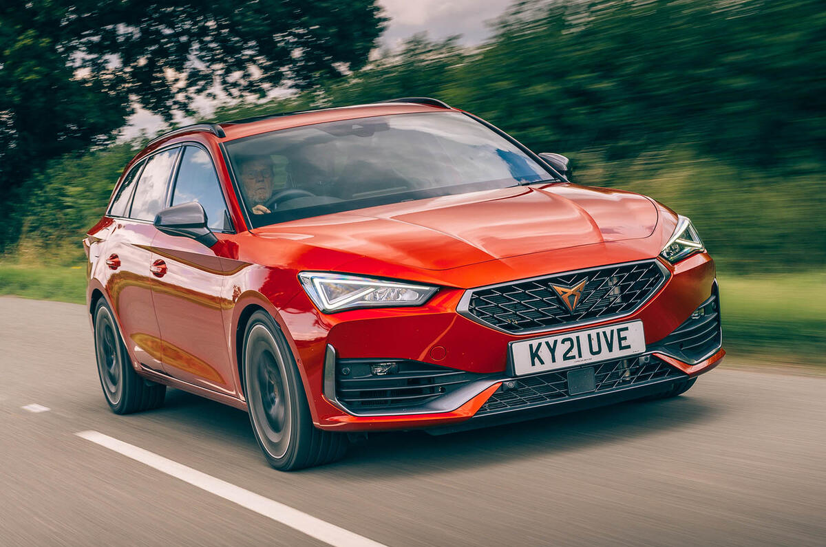 1 Cupra Leon Estate 2021 road test review hero front