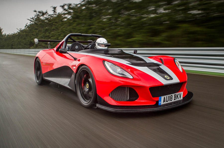 Lotus 3-Eleven 430 review on track front