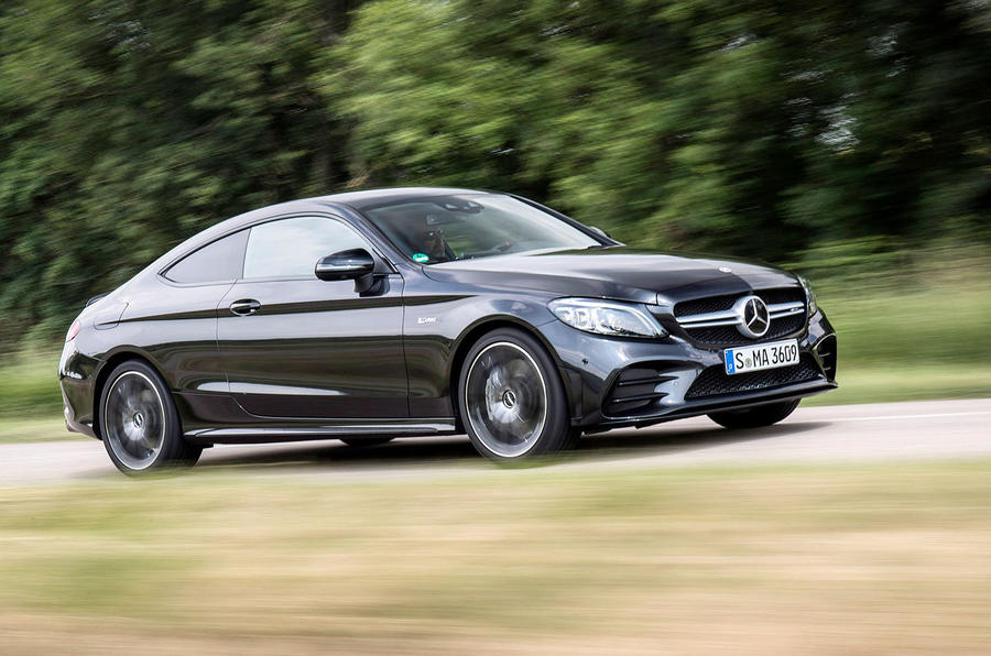 Mercedes-AMG C43 Coupe 2018 road test review hero front