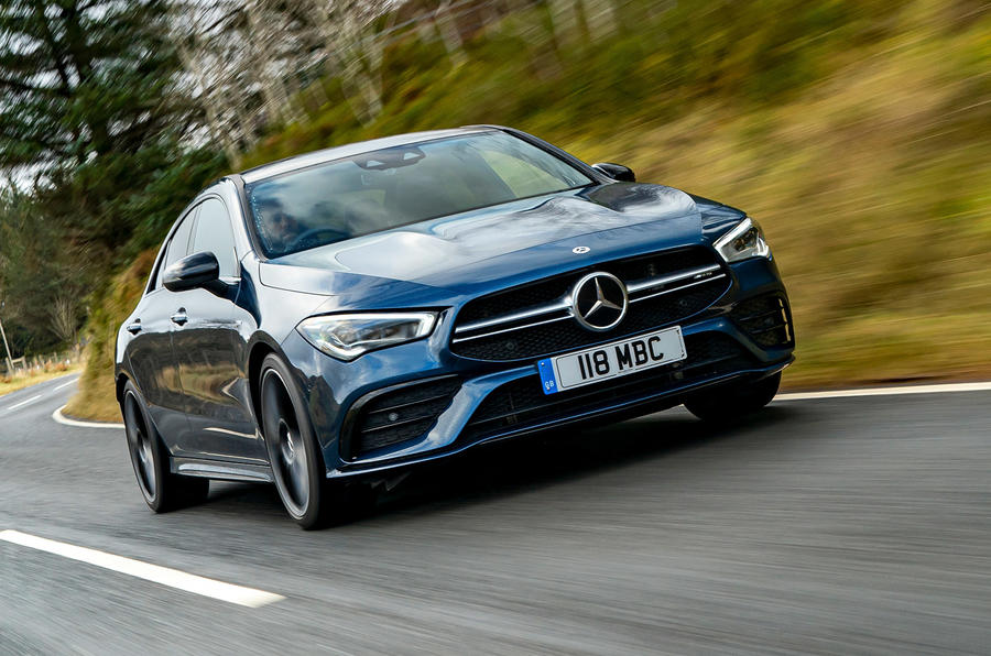 Mercedes-AMG CLA35 2020 road test review - hero front