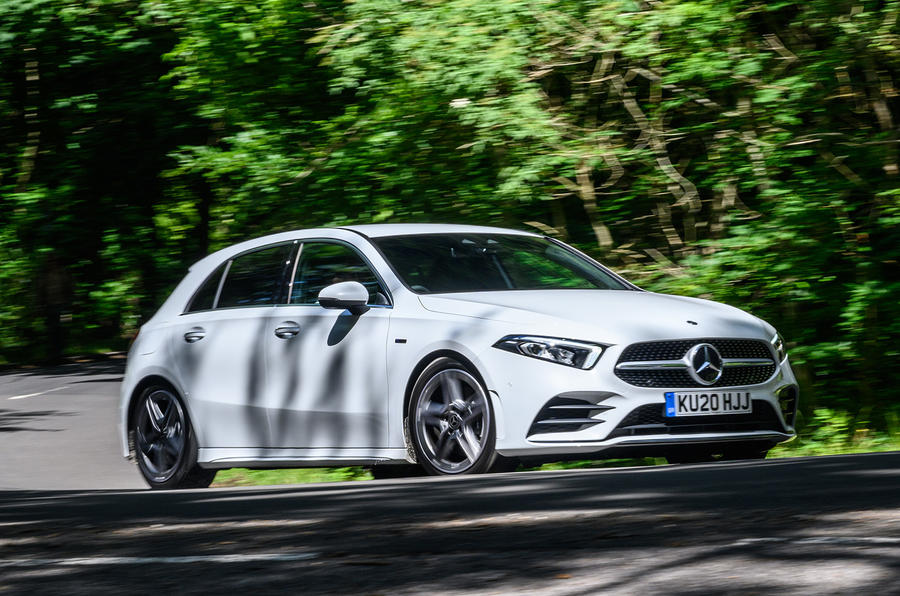 Mercedes-Benz A250e 2020 road test review - hero front