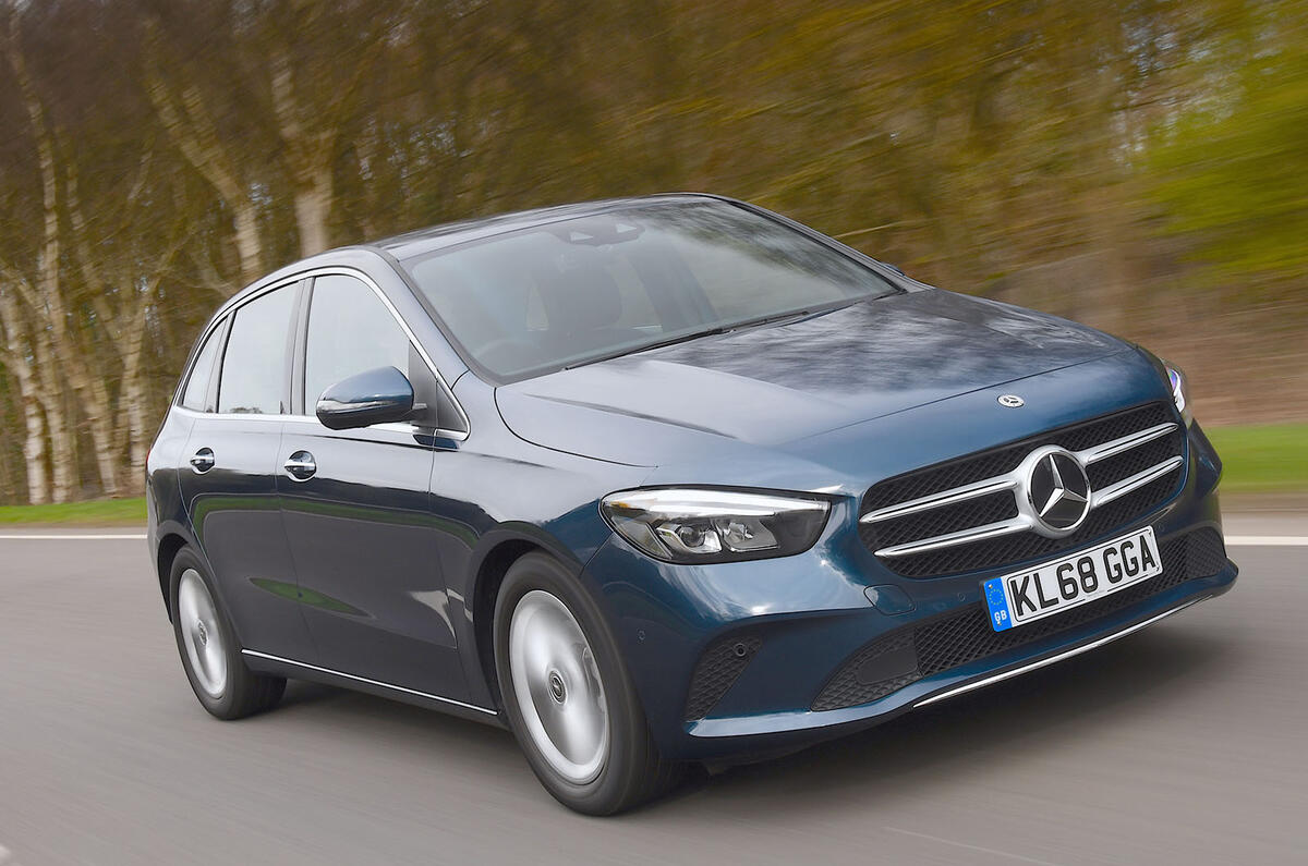 Mercedes-Benz B-Class 2019 road test review hero front