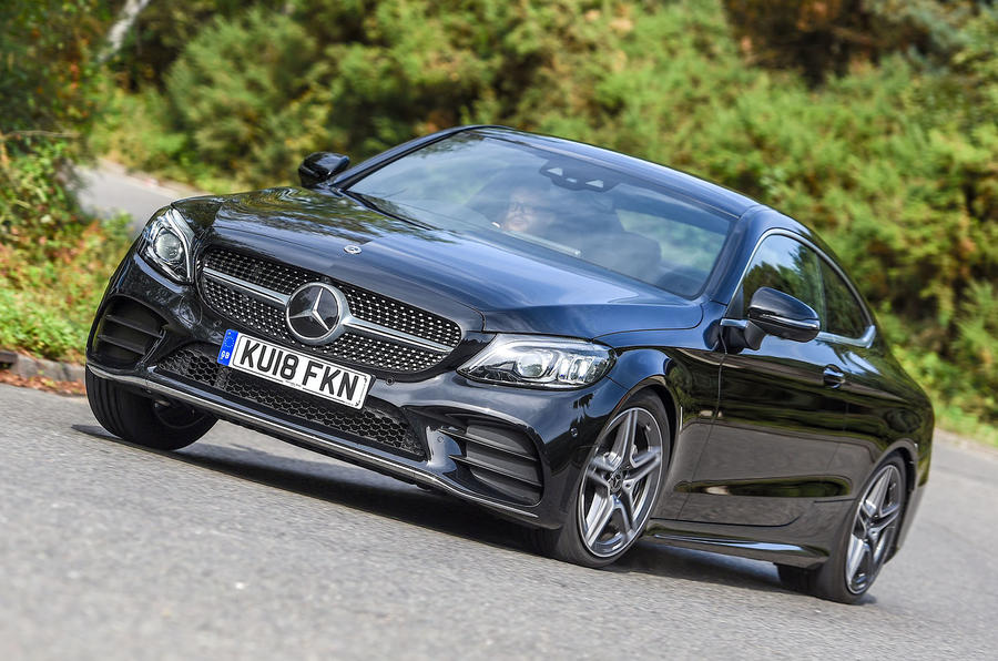 Mercedes-Benz C-Class Coupe 2019 review - hero front