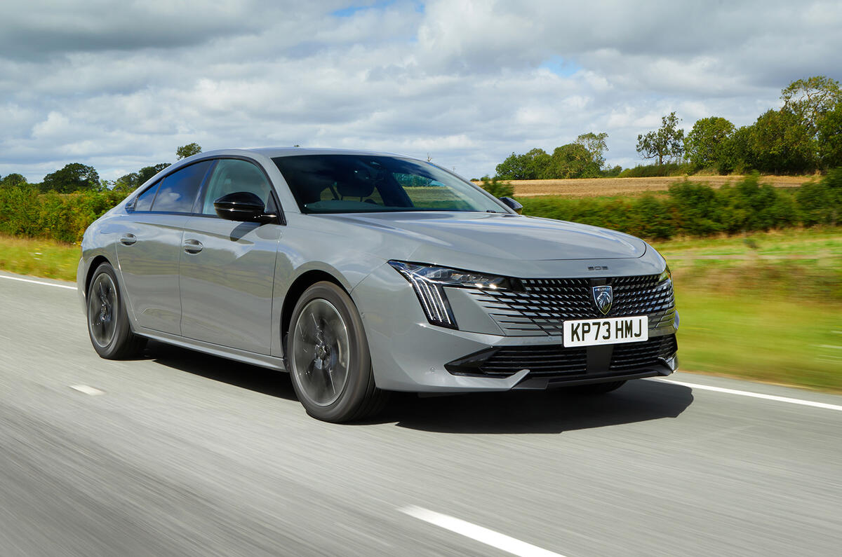 1 peugeot 508 front driving