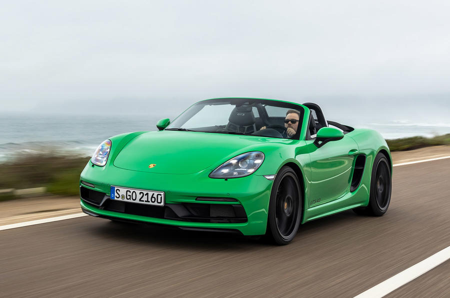Porsche 718 Boxster GTS 4.0 2020 road test review - hero front