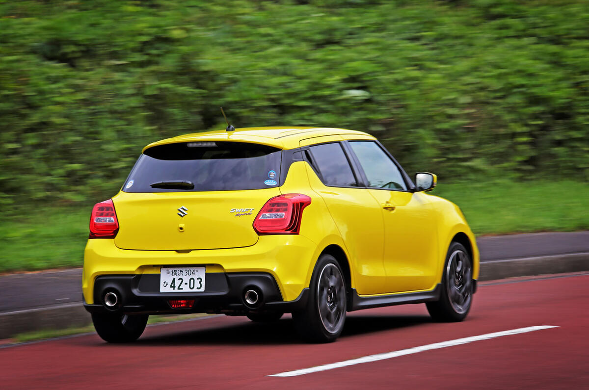 Suzuji Swift Sport Japan-spec review rear