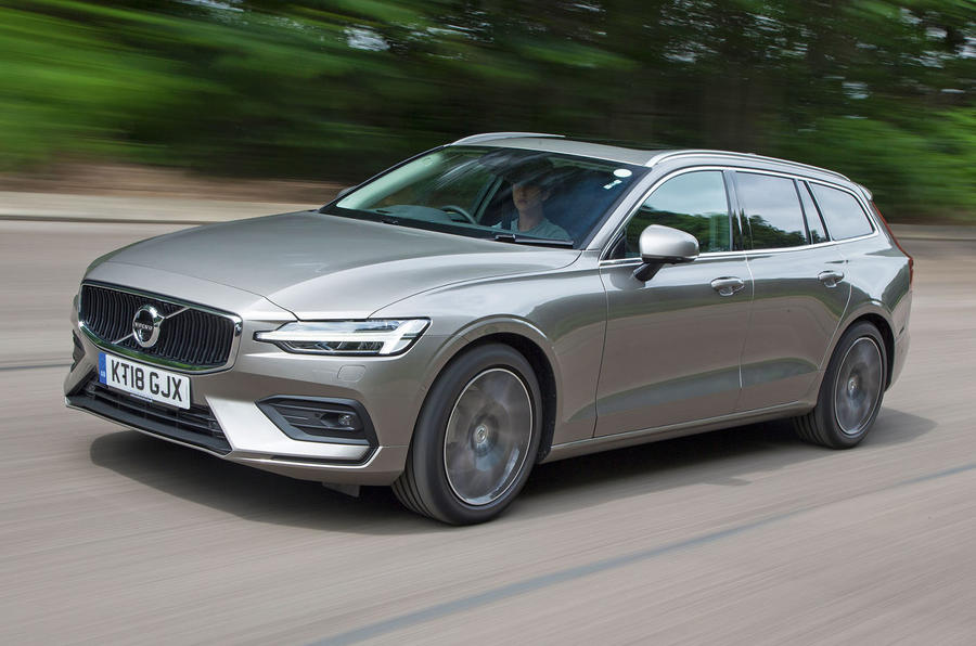 Volvo V60 2018 road test review hero front