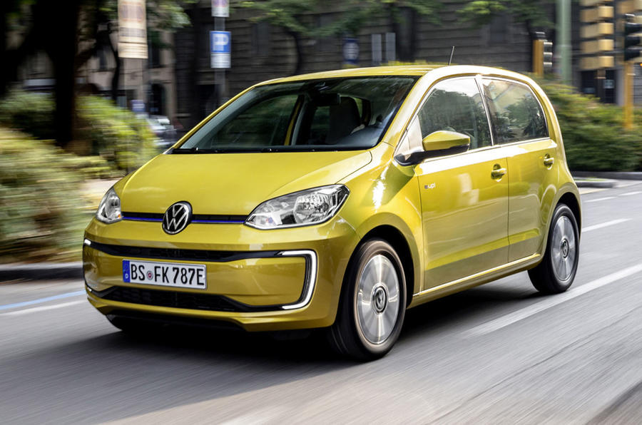 Volkswagen e-Up 2020 road test review - hero front
