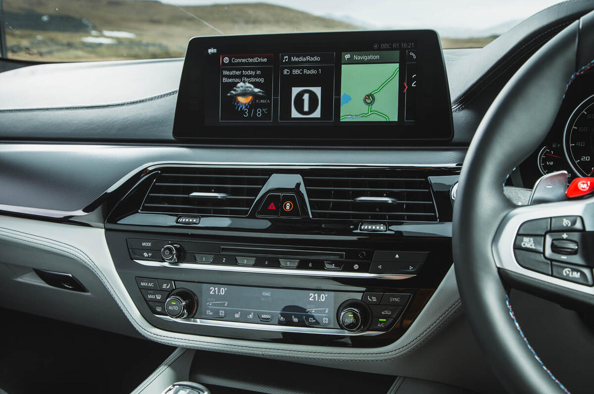 BMW M5 2018 review climate control