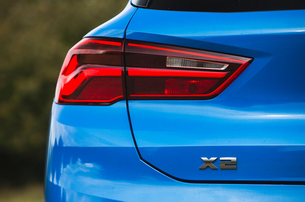 BMW X2 M35i 2019 road test review - rear ligts