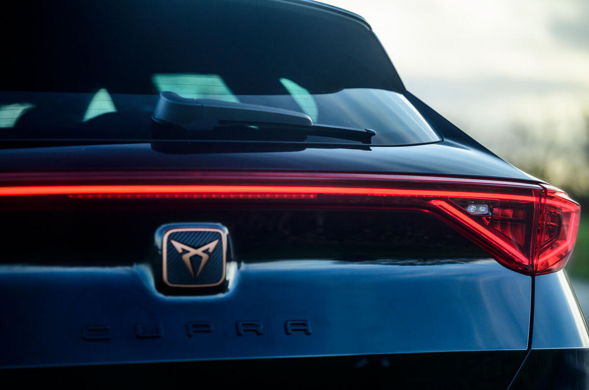 10 Cupra Formentor 2021 road test review rear light bar