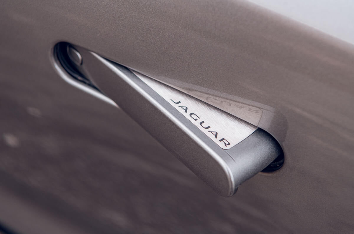 Jaguar F-Type 2020 road test review - door handles