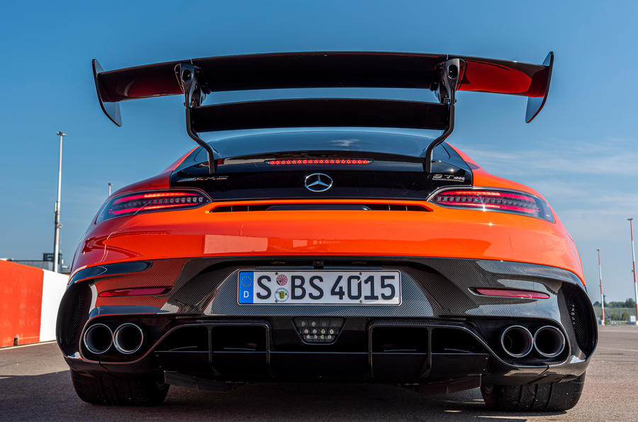 Mercedes-AMG GT Black Series road test review - exhausts