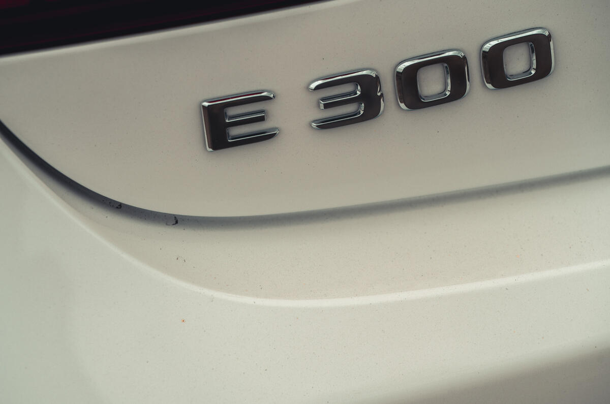 10 Mercedes Benz E Class Cabriolet 2021 road test review rear badge
