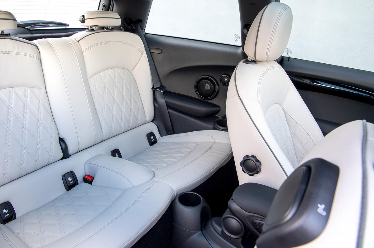 Mini Electric 2020 road test review - rear seats