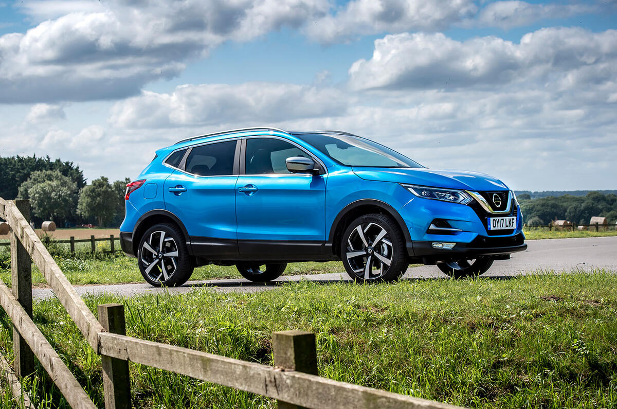 Nissan Qashqai essai routier statique avant