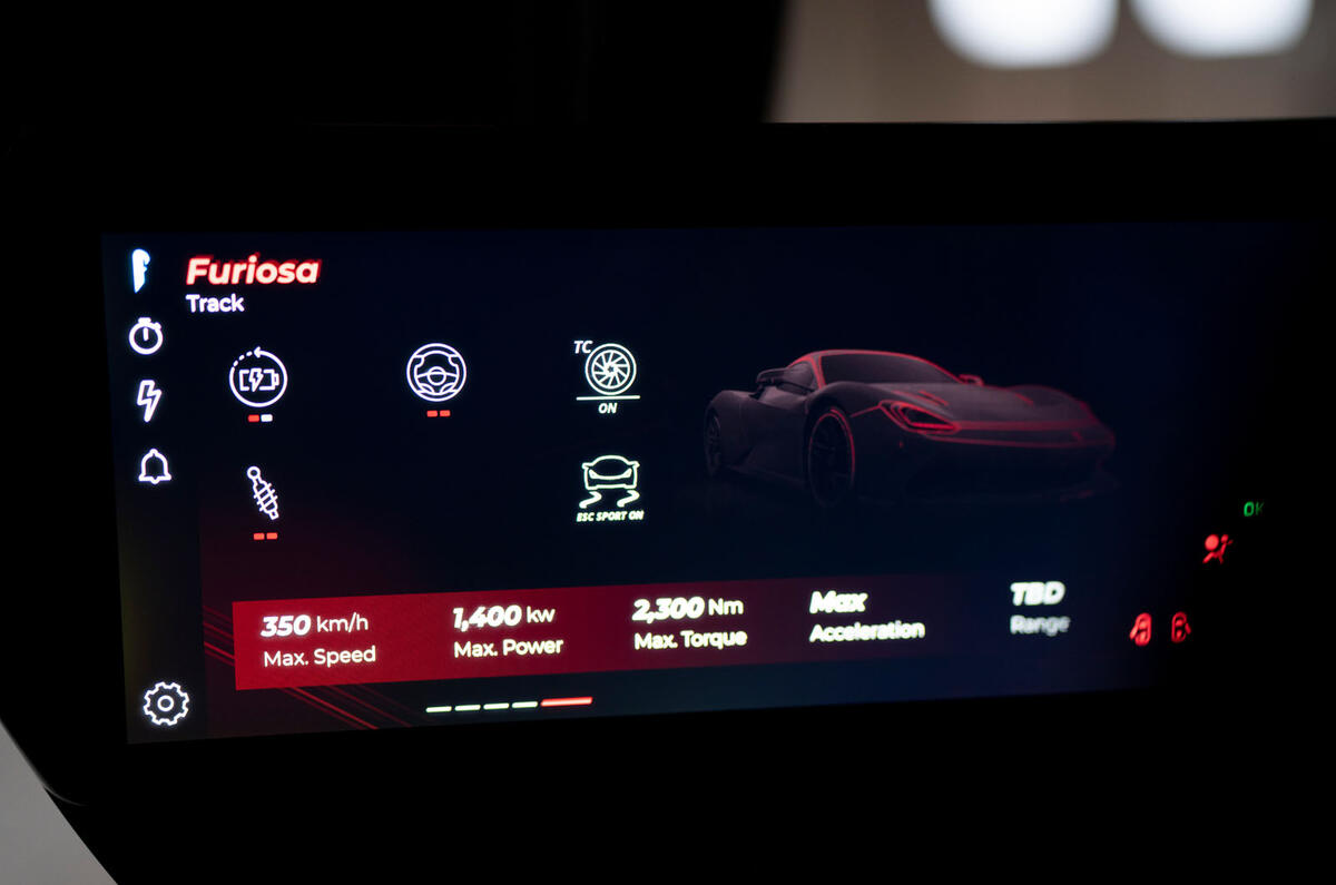 10 Pininfarina Battista 2021 first drive review infotainment