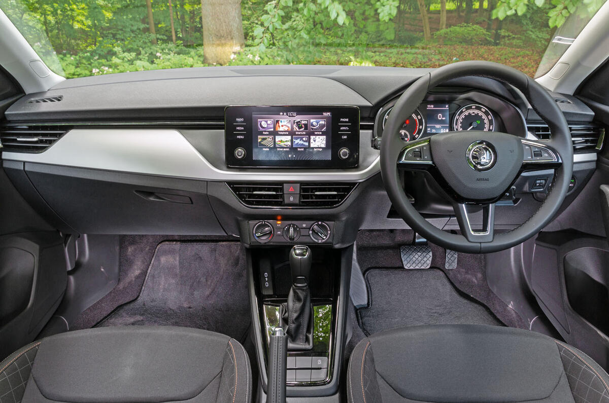 Skoda Scala 2019 road test review - dashboard
