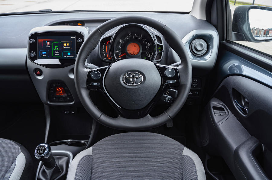 Ru Frill soup Toyota Aygo interior | Autocar