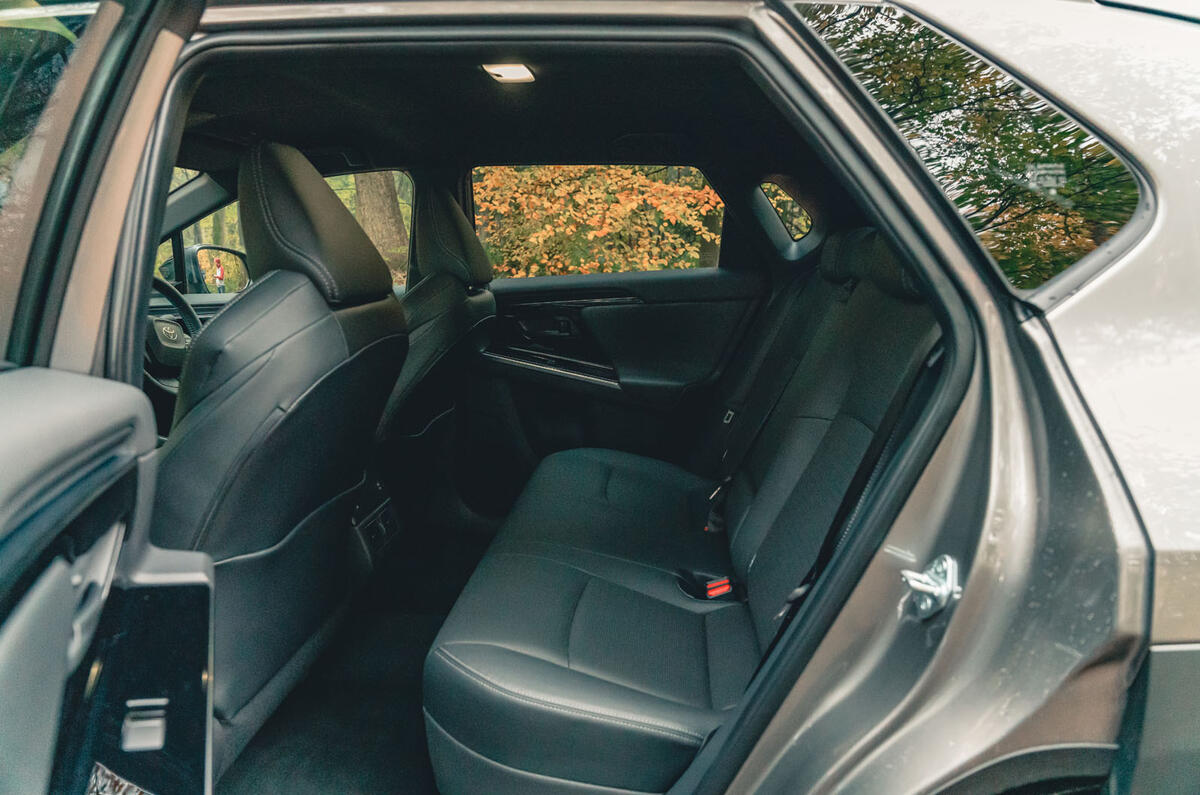 10 Toyota bZ4X AWD RT 2023 rear seats
