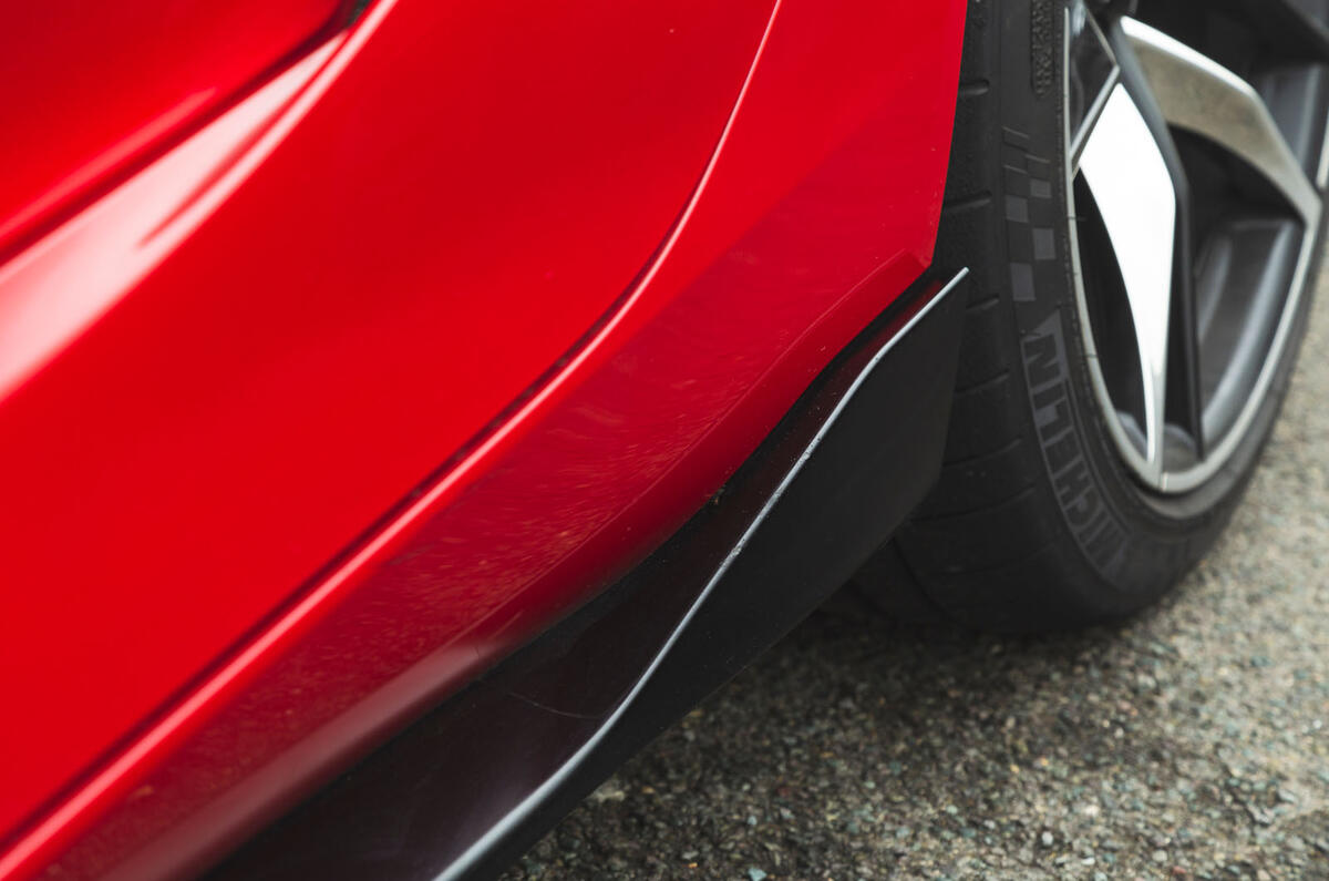 Toyota GR Supra 2019 road test review - side skirt