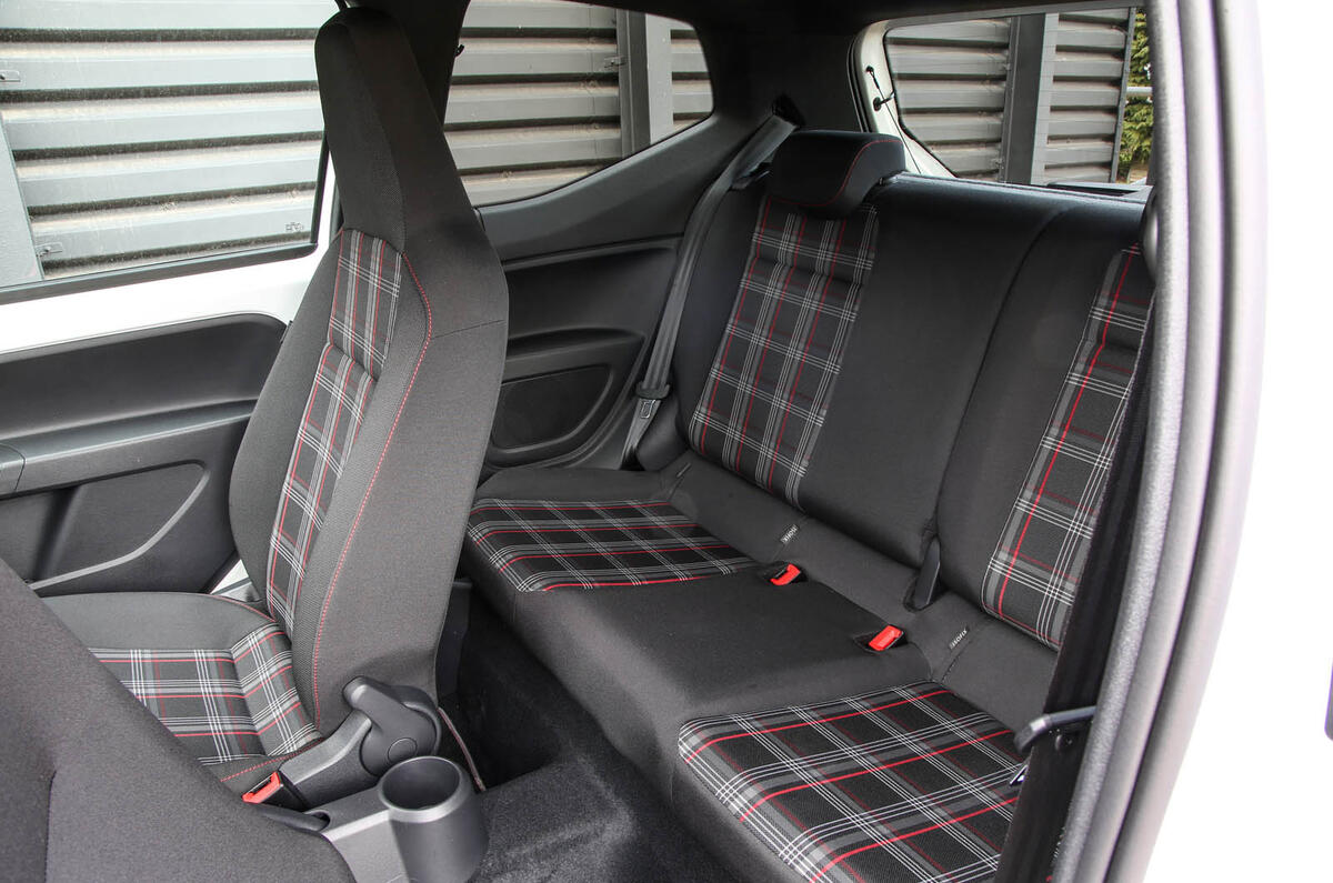 Volkswagen Up GTI 2018 review rear seats