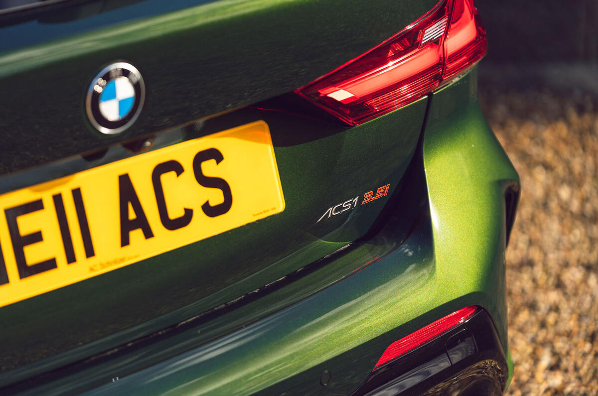 11 AC Schnitzer ACS1 2022 UK first drive review rear badge