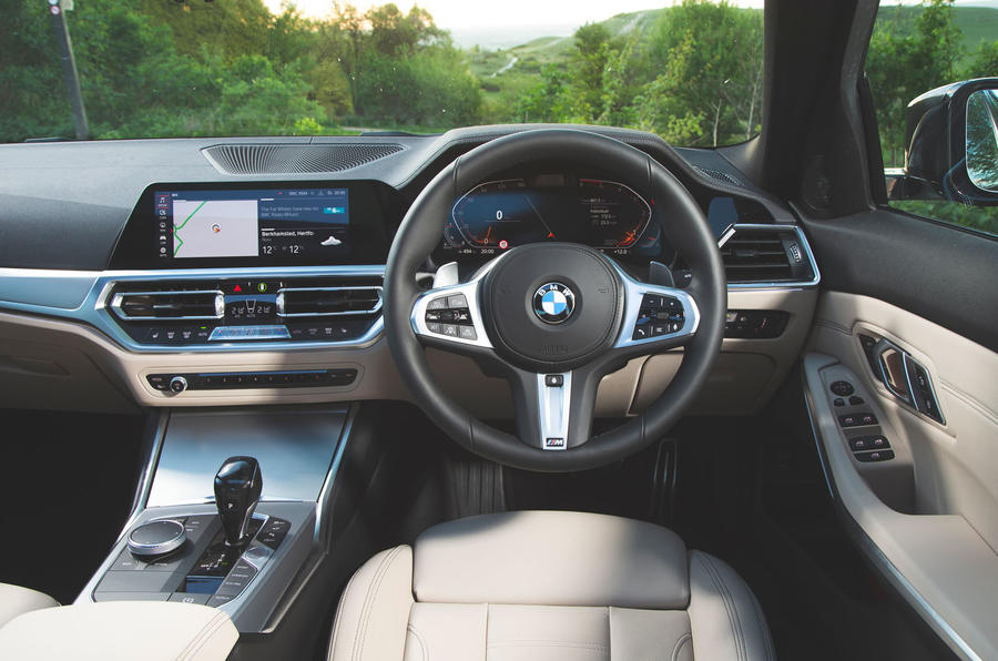 setup butter Dairy products BMW 3 Series interior | Autocar