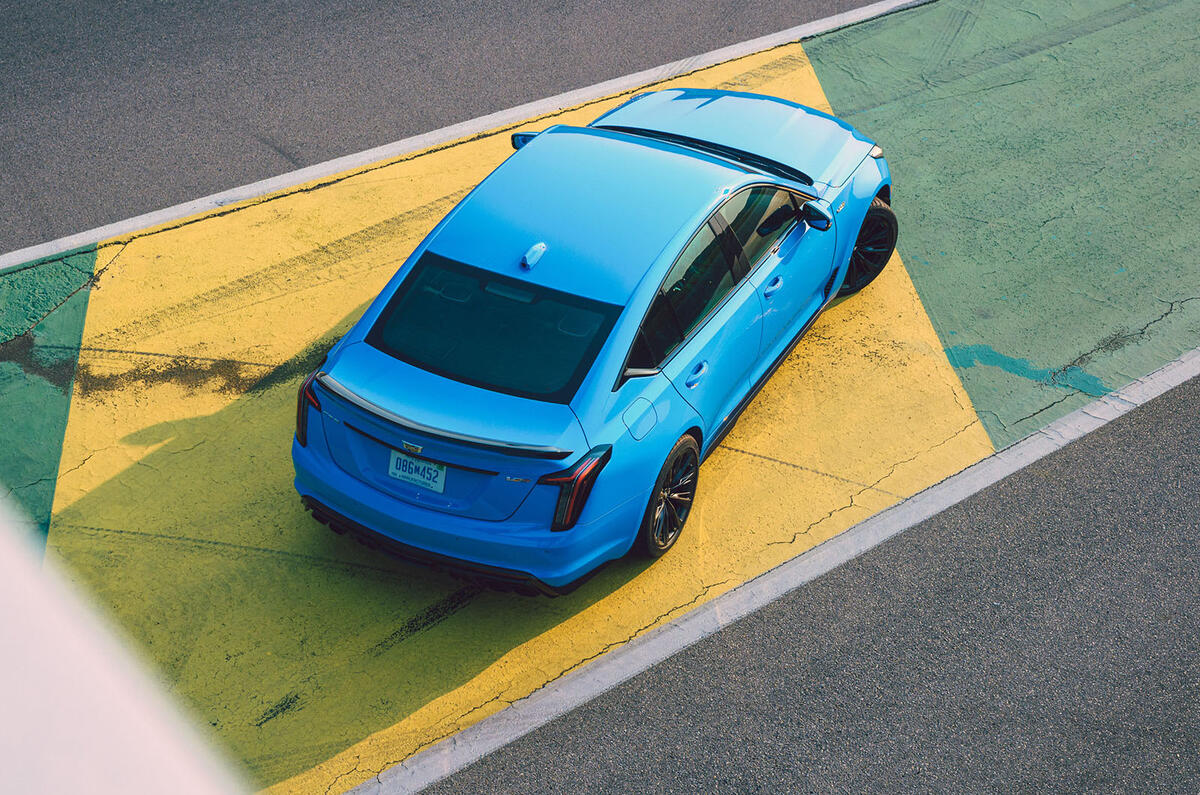 11 Cadillac CT5 V Blackwing 2022 review static aerial