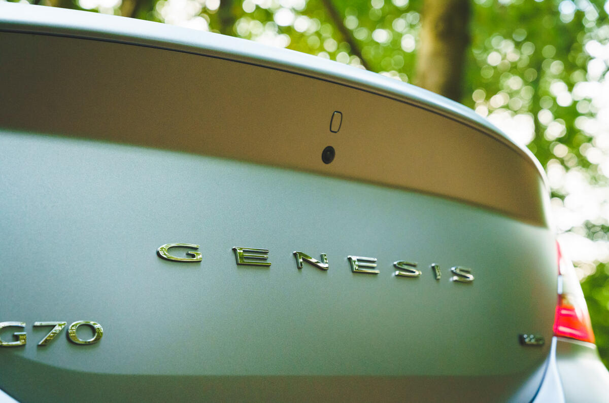 11 Genesis G70 2021 road test review ducktail spoiler