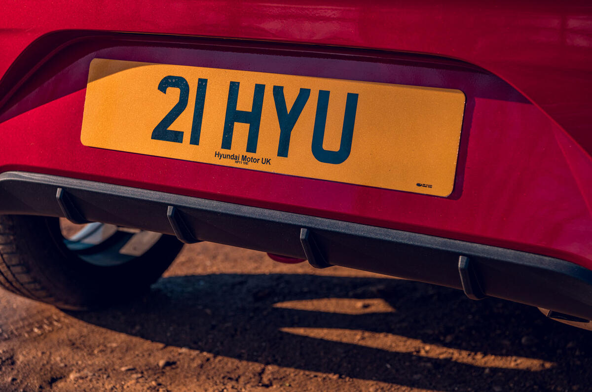 Hyundai i10 2020 road test review - rear diffuser