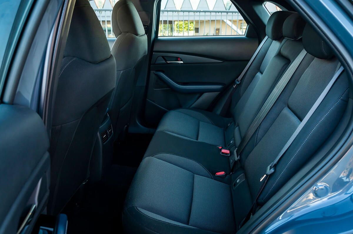 Mazda CX-30 2019 road test review - rear seats
