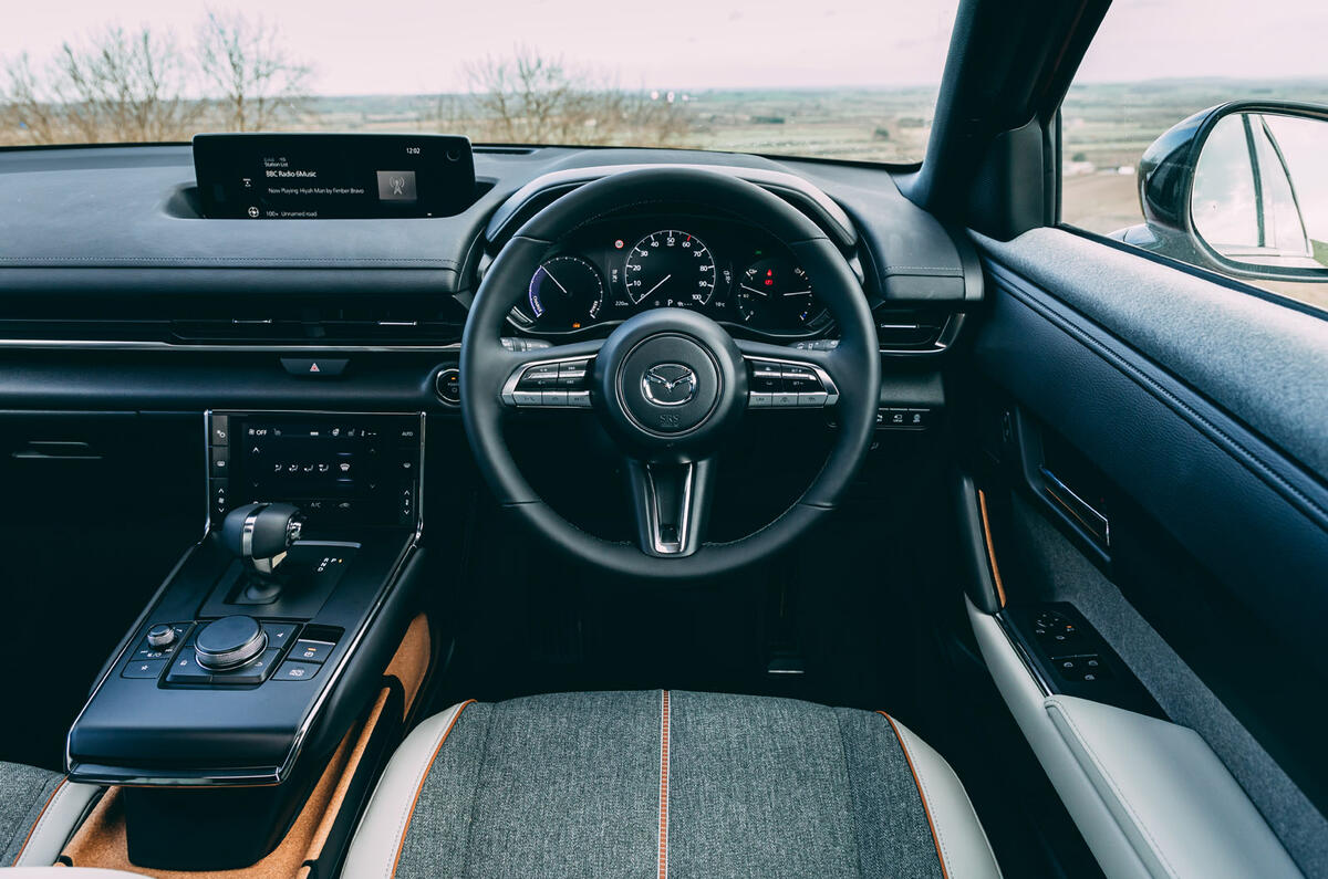11 Mazda MX 30 2021 road test review dashboard