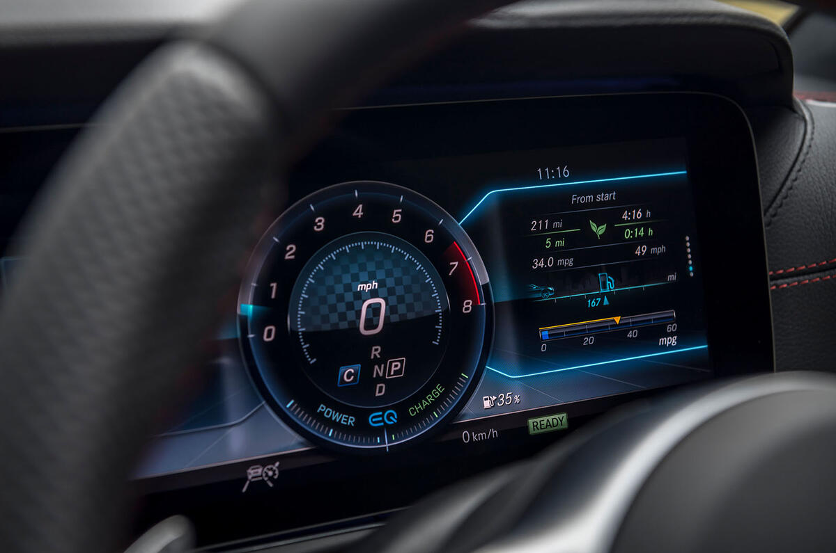 Mercedes-AMG E53 2018 review - instrument cluster