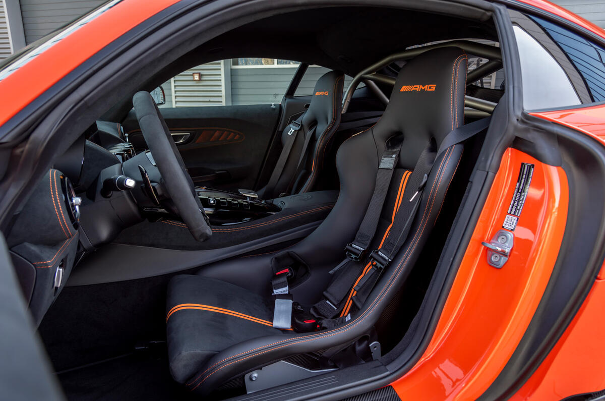 Mercedes-AMG GT Black Series road test review - cabin