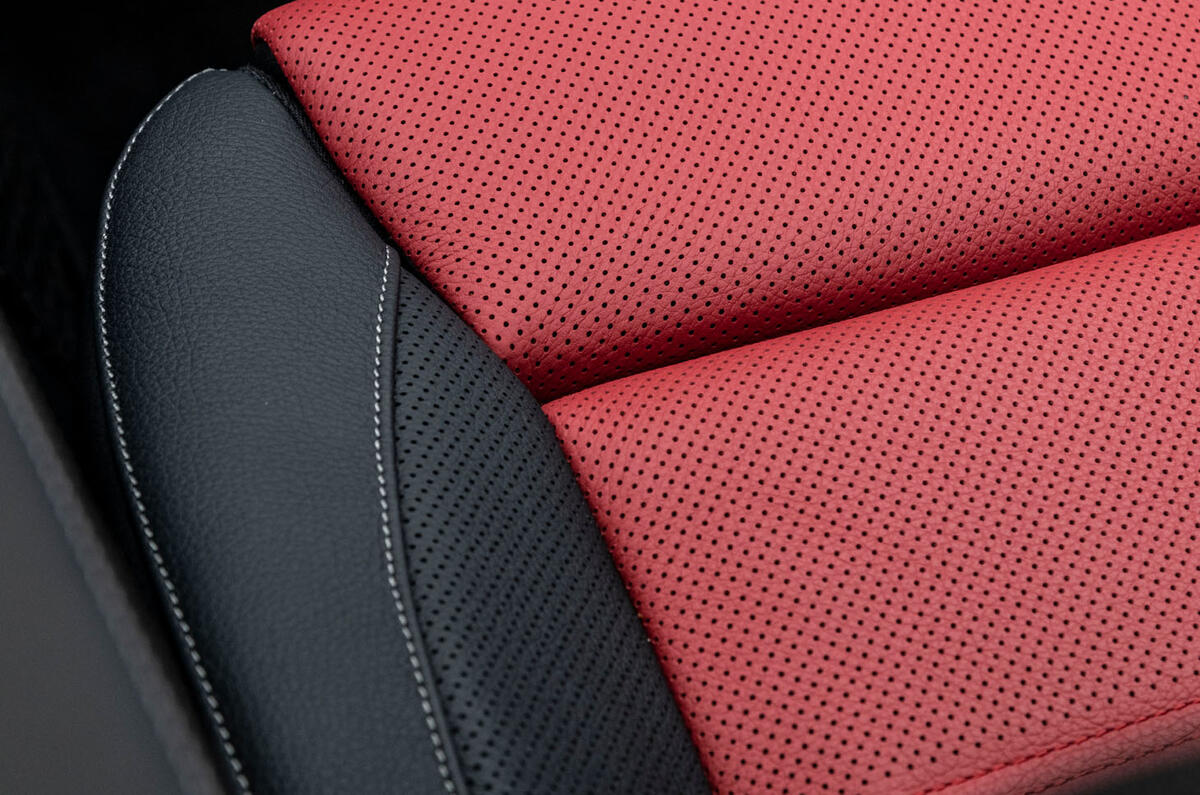 Mercedes-Benz GLA 2020 road test review - seat details