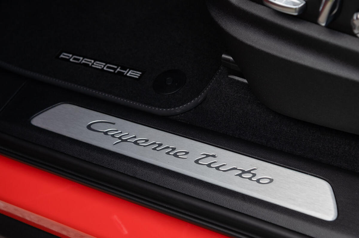 Porsche Cayenne Coupé 2019 review - scuff plates