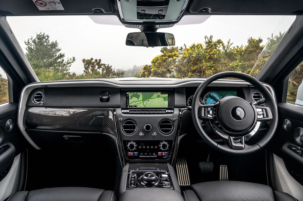 Rolls Royce Cullinan 2020 road test review - dashboard