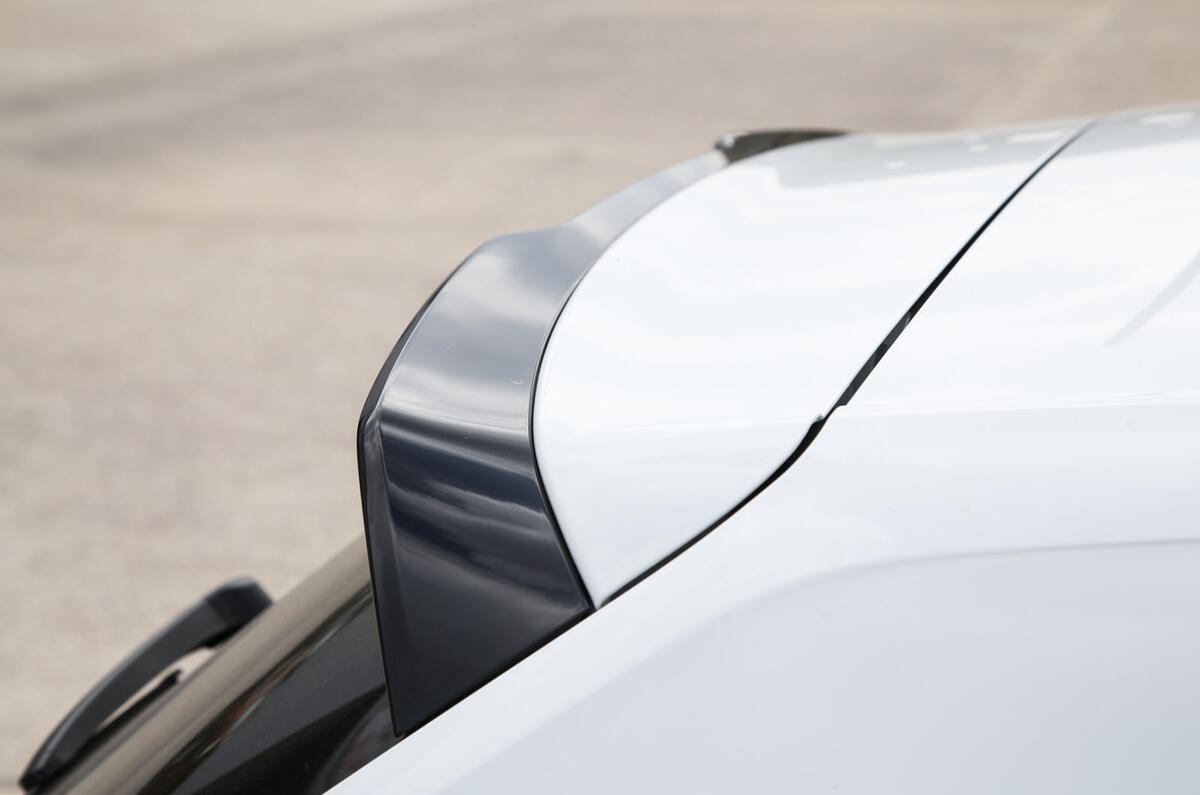 Volkswagen Polo GTI 2018 road test review spoiler above