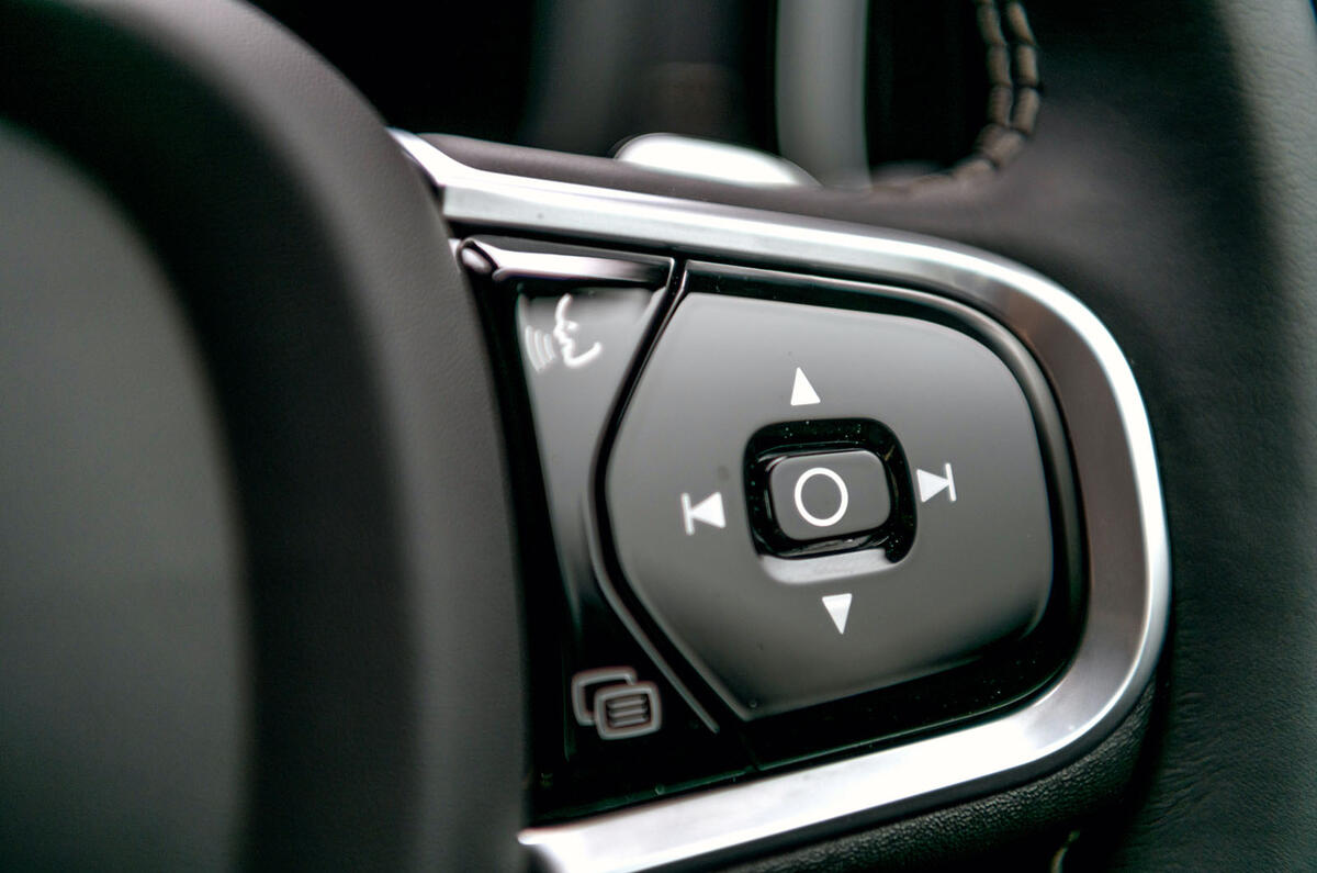 Volvo S60 Polestar Engineered 2020 road test review - steering wheel controls