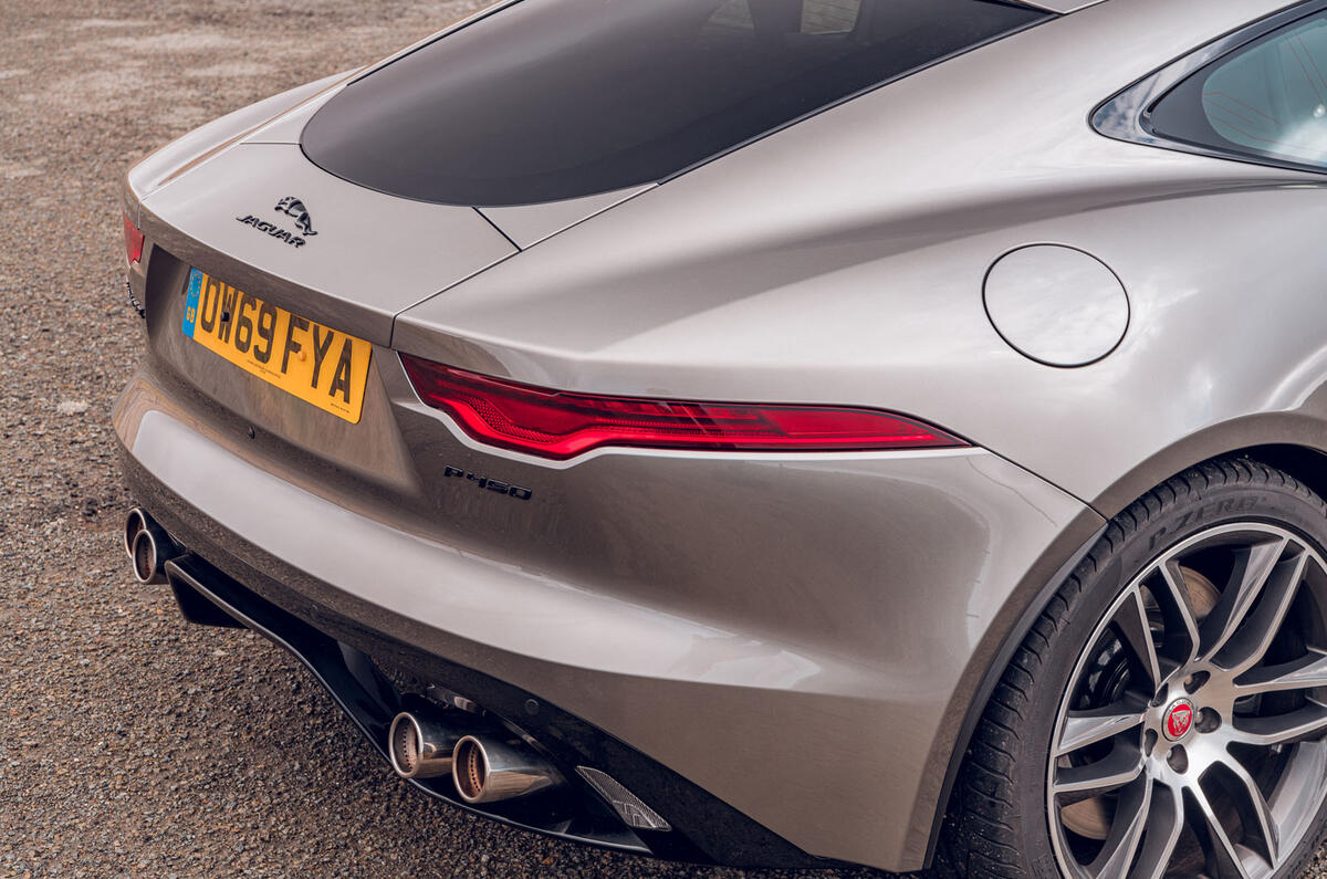 Jaguar F-Type 2020 road test review - rear end