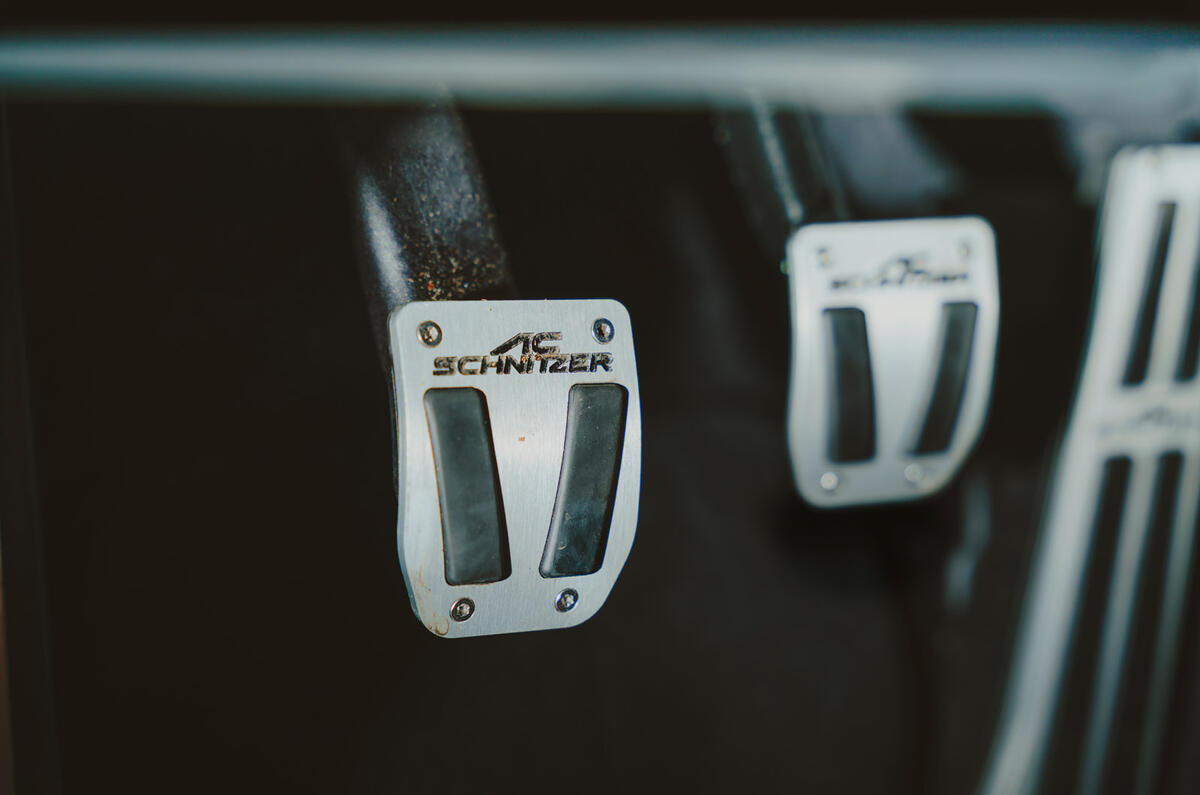 12 AC Schnitzer ACS3 Sport 2021 first drive review pedals