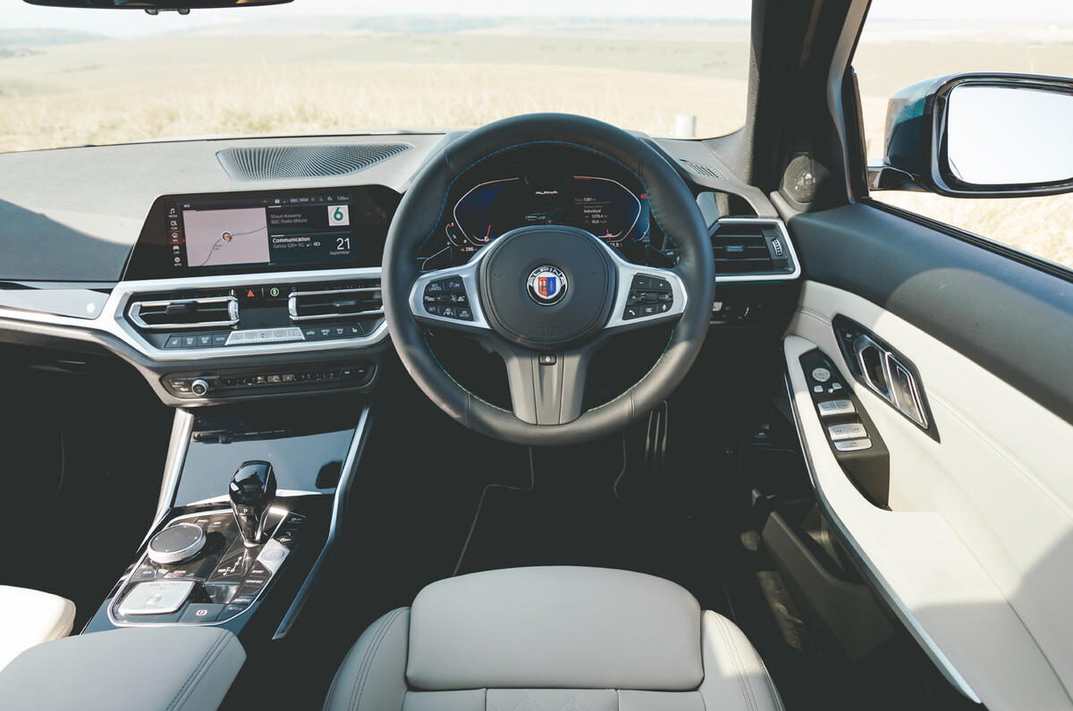 Alpina B3 Touring 2020 road test review - dashboard